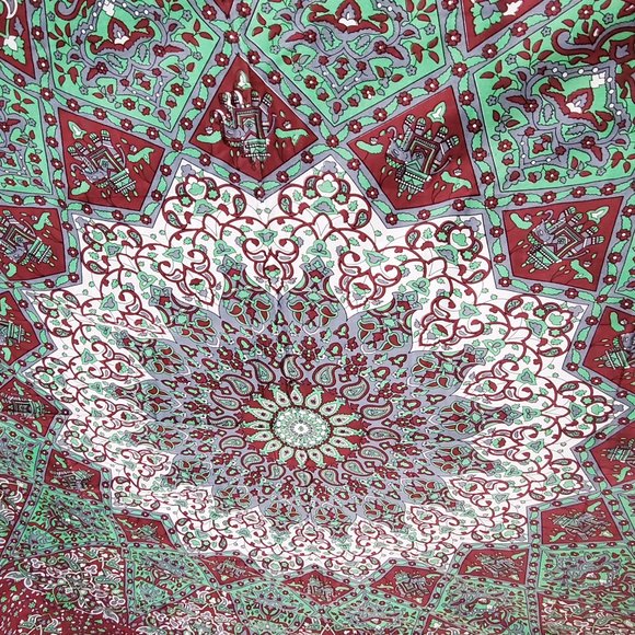 Star Mandala Tapestry Wall Art Decor College Dorm - Picture 2 of 5